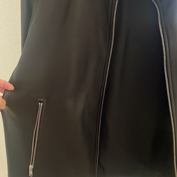 Theory Black Leather Jacket - Picture 9 of 12